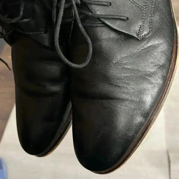 [10EE]Florsheim Baldwin  Black Leather Men Plain Toe Chukka Boots - Picture 12 of 12